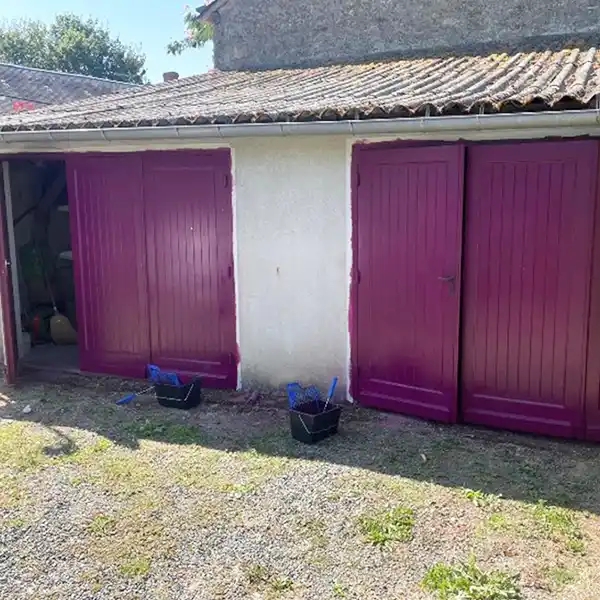 Après - Nettoyage et mise en peinture de volet
