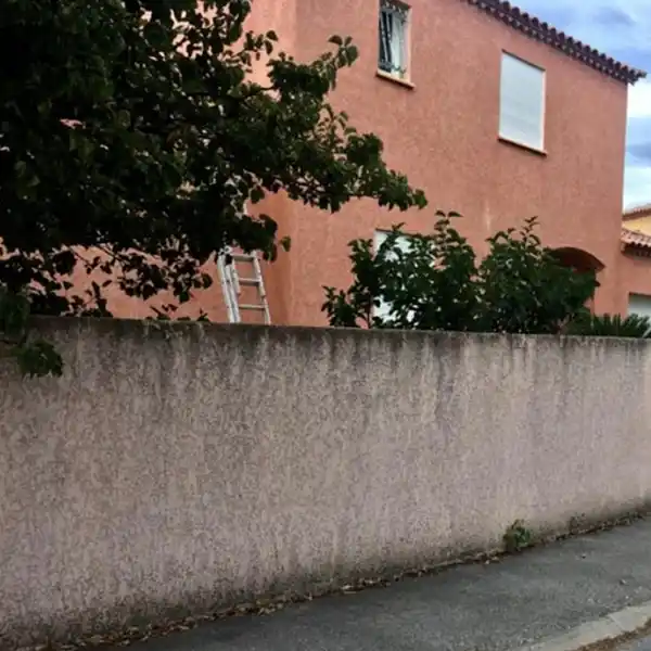 Avant - Nettoyage par pulvérisations et application hydrofuge sur façades